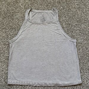 Striped Cropped Tank Top